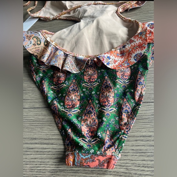 ZIMMERMANN Devi paisley one-shoulder swimsuit 430$ - Picture 7 of 8